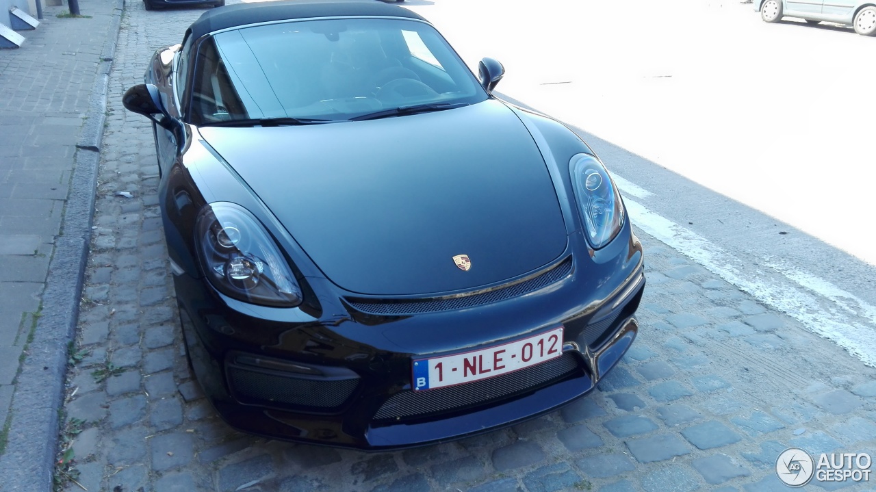 Porsche 981 Boxster Spyder