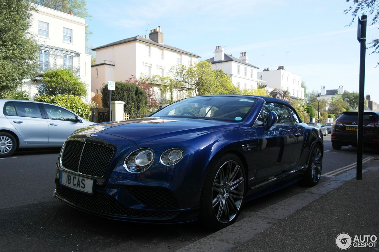 Bentley Continental GTC Speed 2016