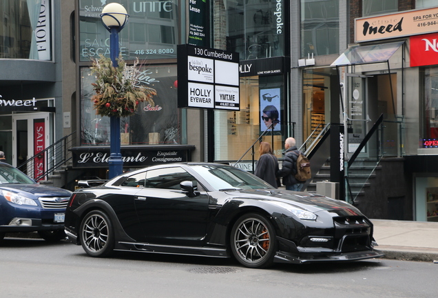 Nissan GT-R HKS TF & Varis Kamikaze-R Widebody