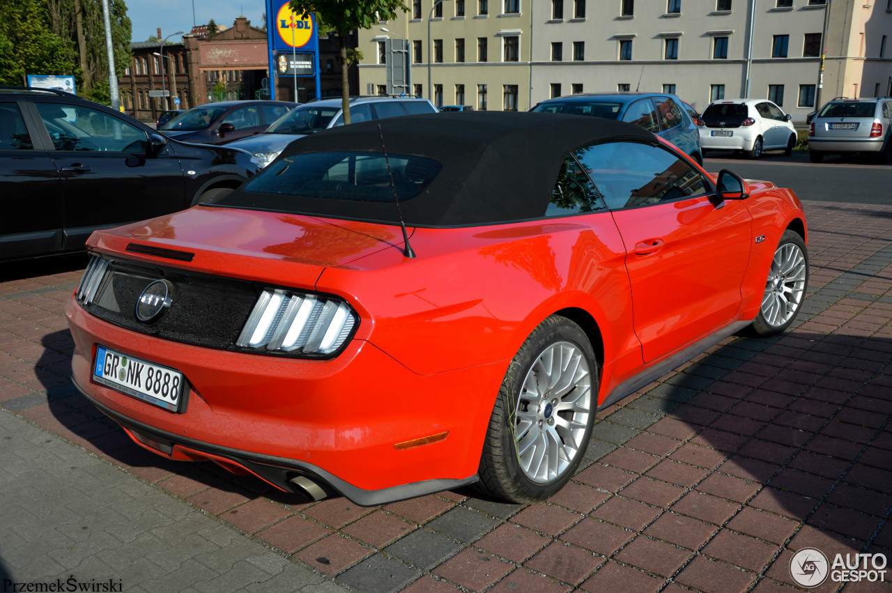 Ford Mustang GT Convertible 2015