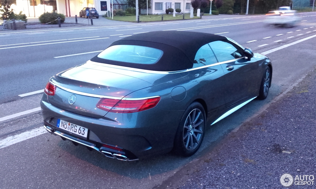 Mercedes-AMG S 63 Convertible A217