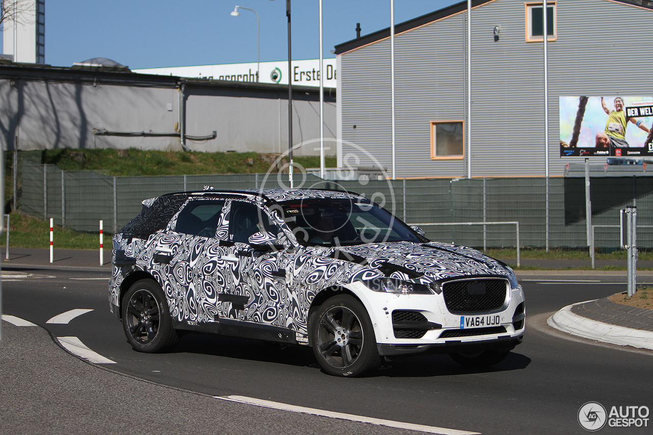 Jaguar E-PACE mule