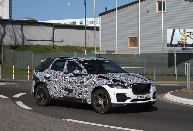 Jaguar E-PACE mule