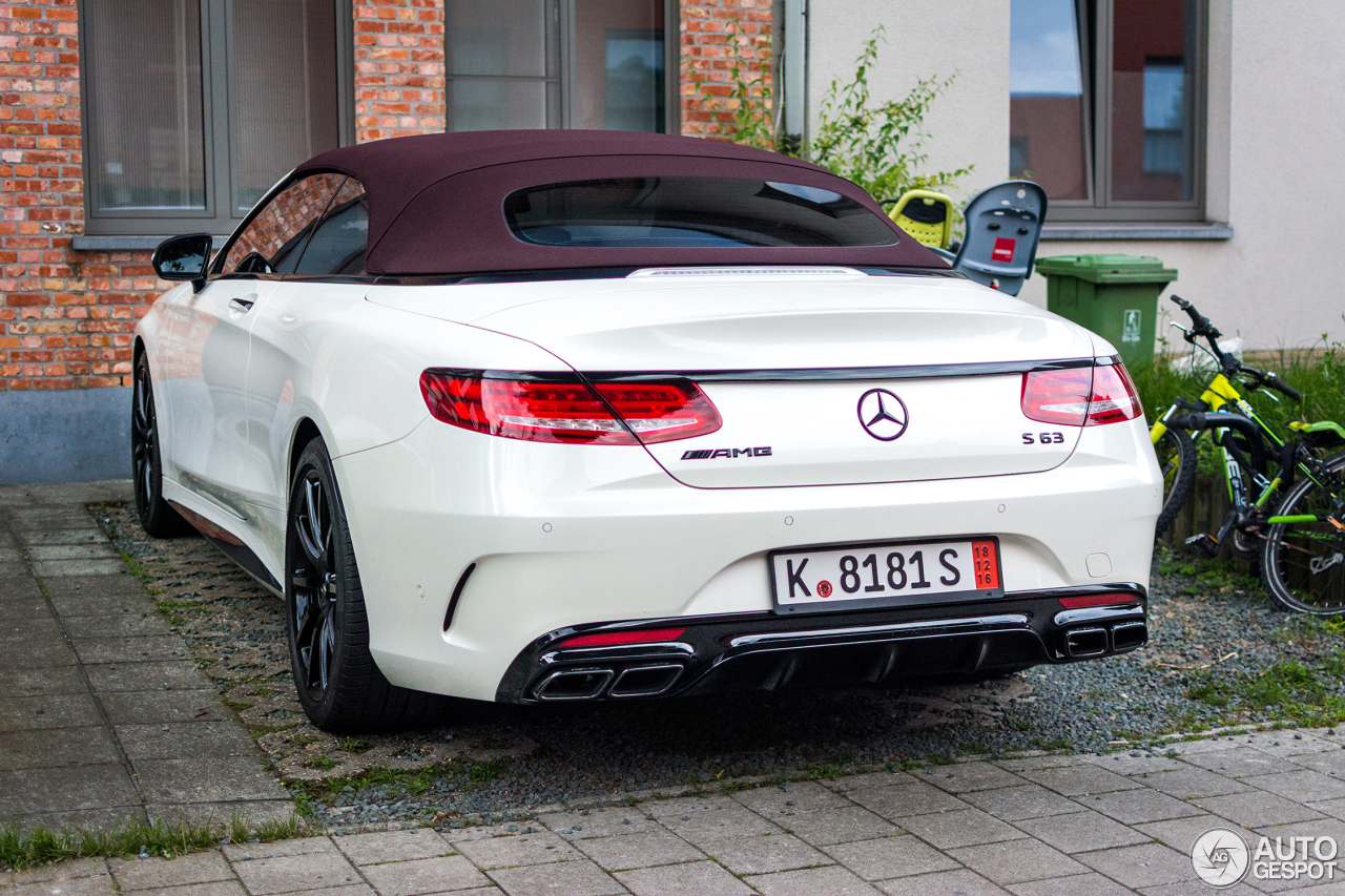 Mercedes-AMG S 63 Convertible A217