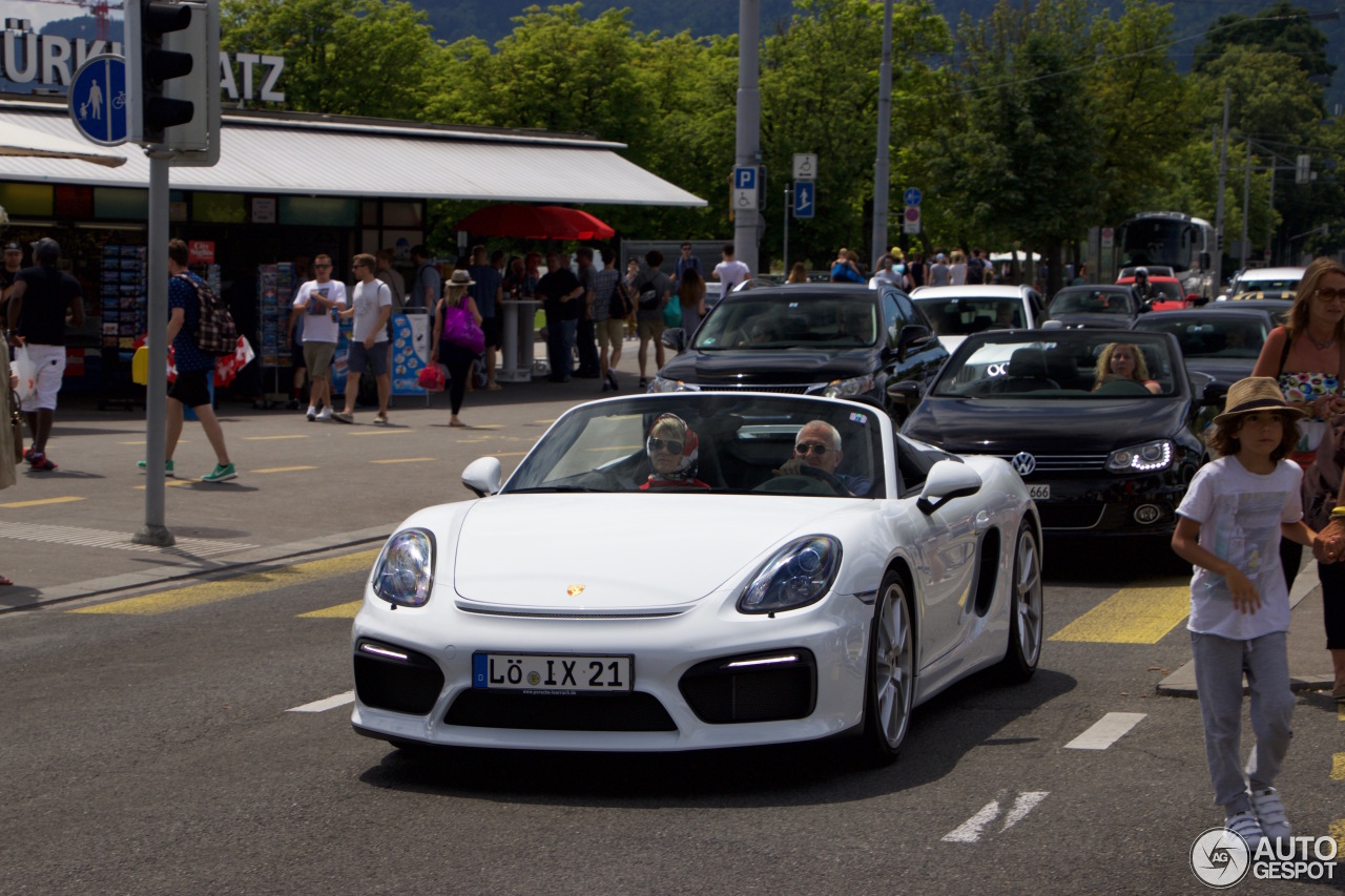 Porsche 981 Boxster Spyder