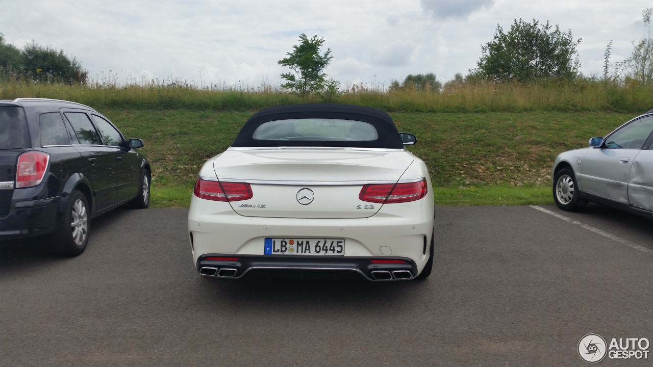 Mercedes-AMG S 63 Convertible A217