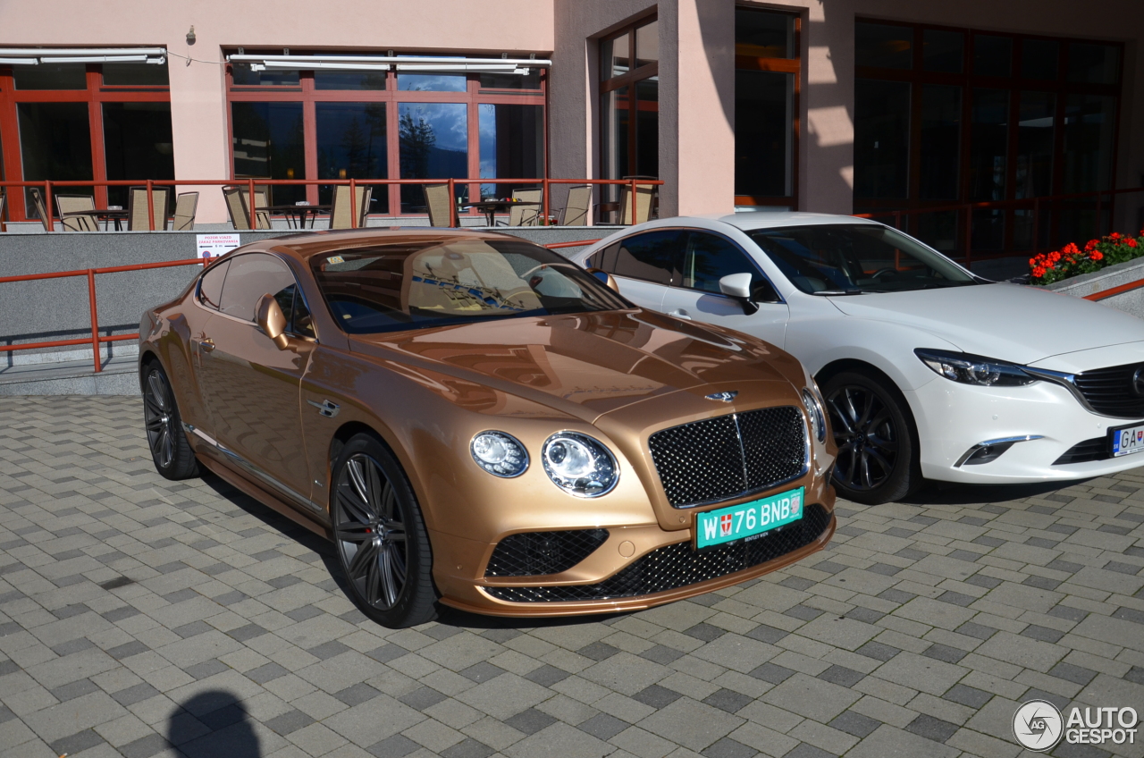 Bentley Continental GT Speed 2016