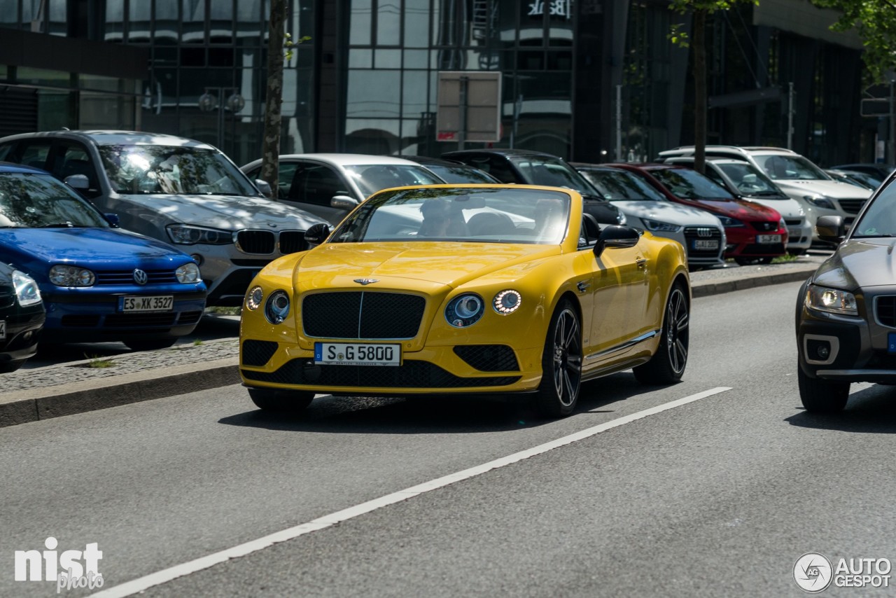 Bentley Continental GTC V8 S 2016