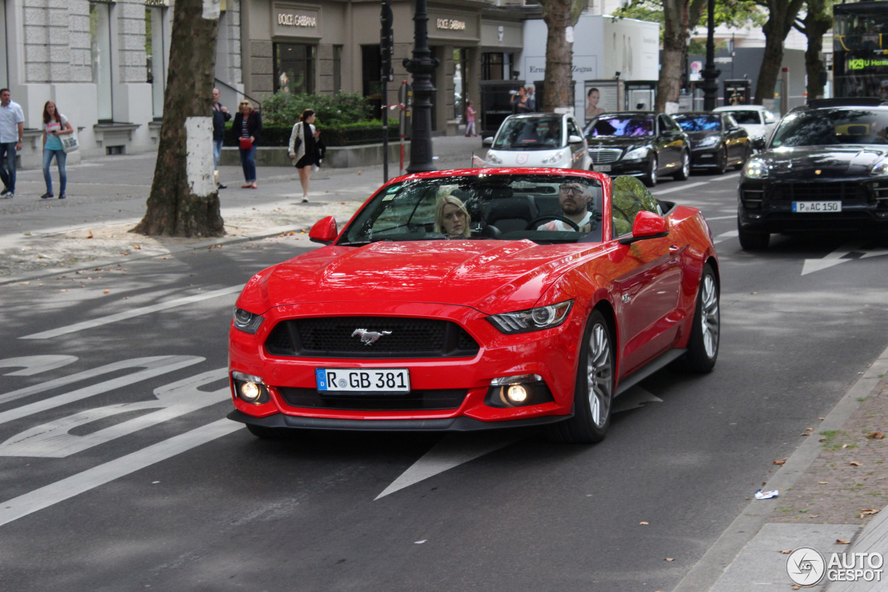 Ford Mustang GT Convertible 2015