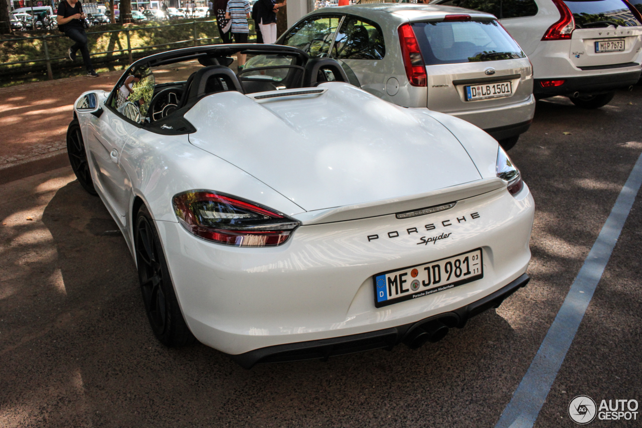 Porsche 981 Boxster Spyder