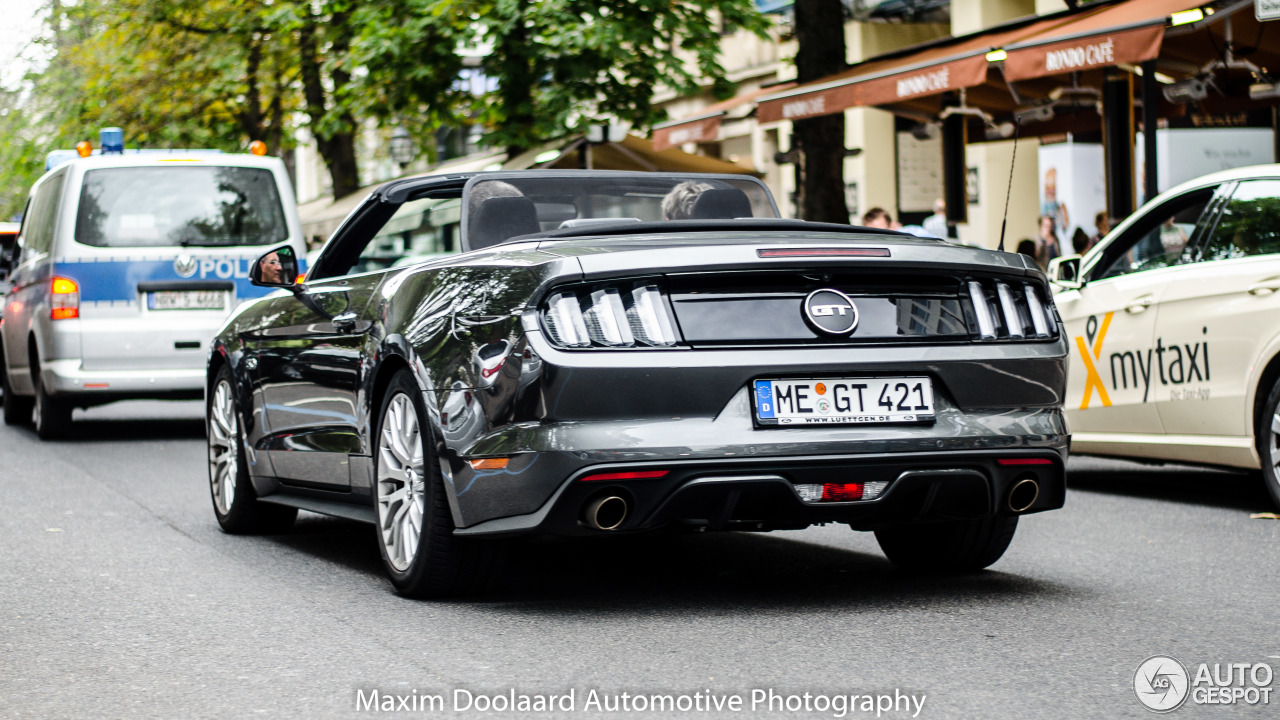 Ford Mustang GT Convertible 2015