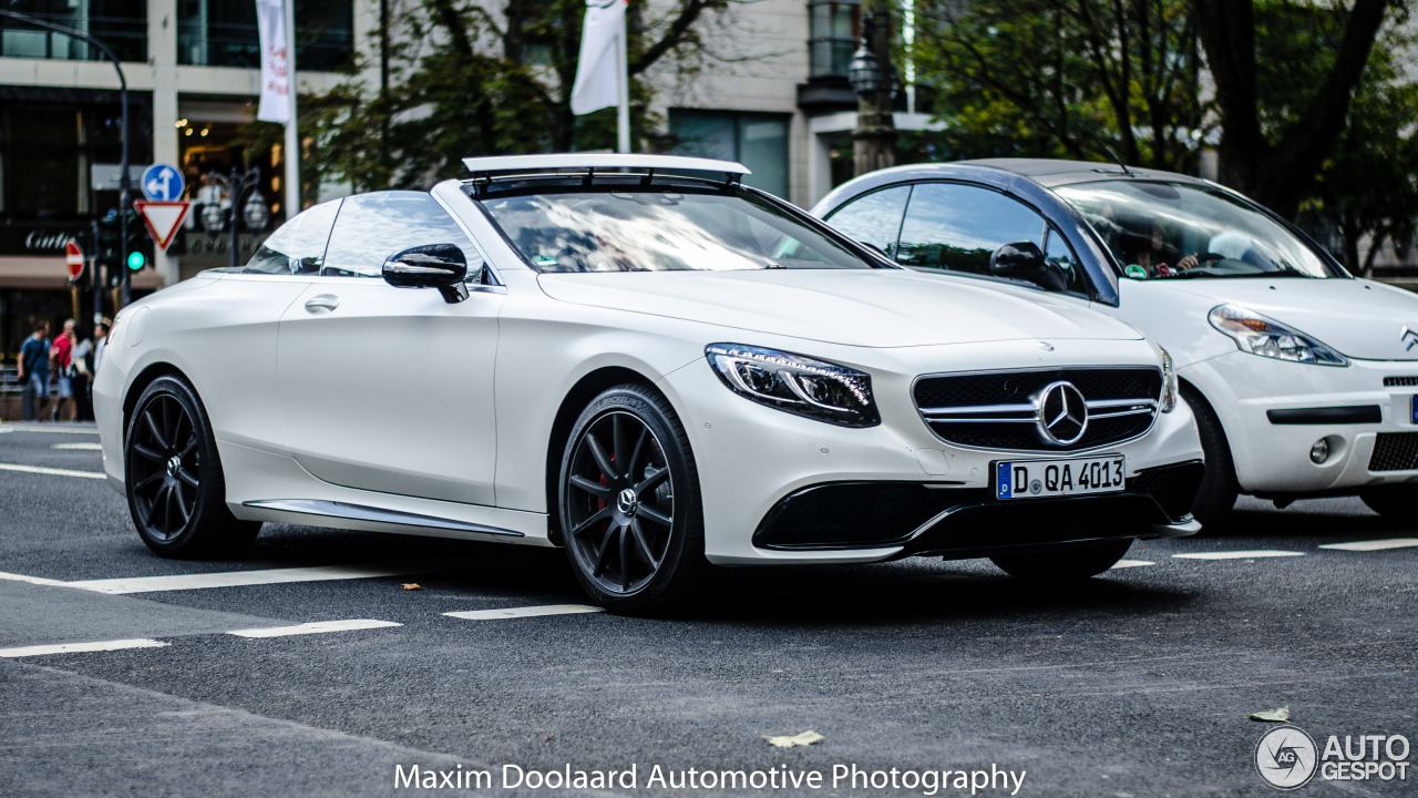 Mercedes-AMG S 63 Convertible A217