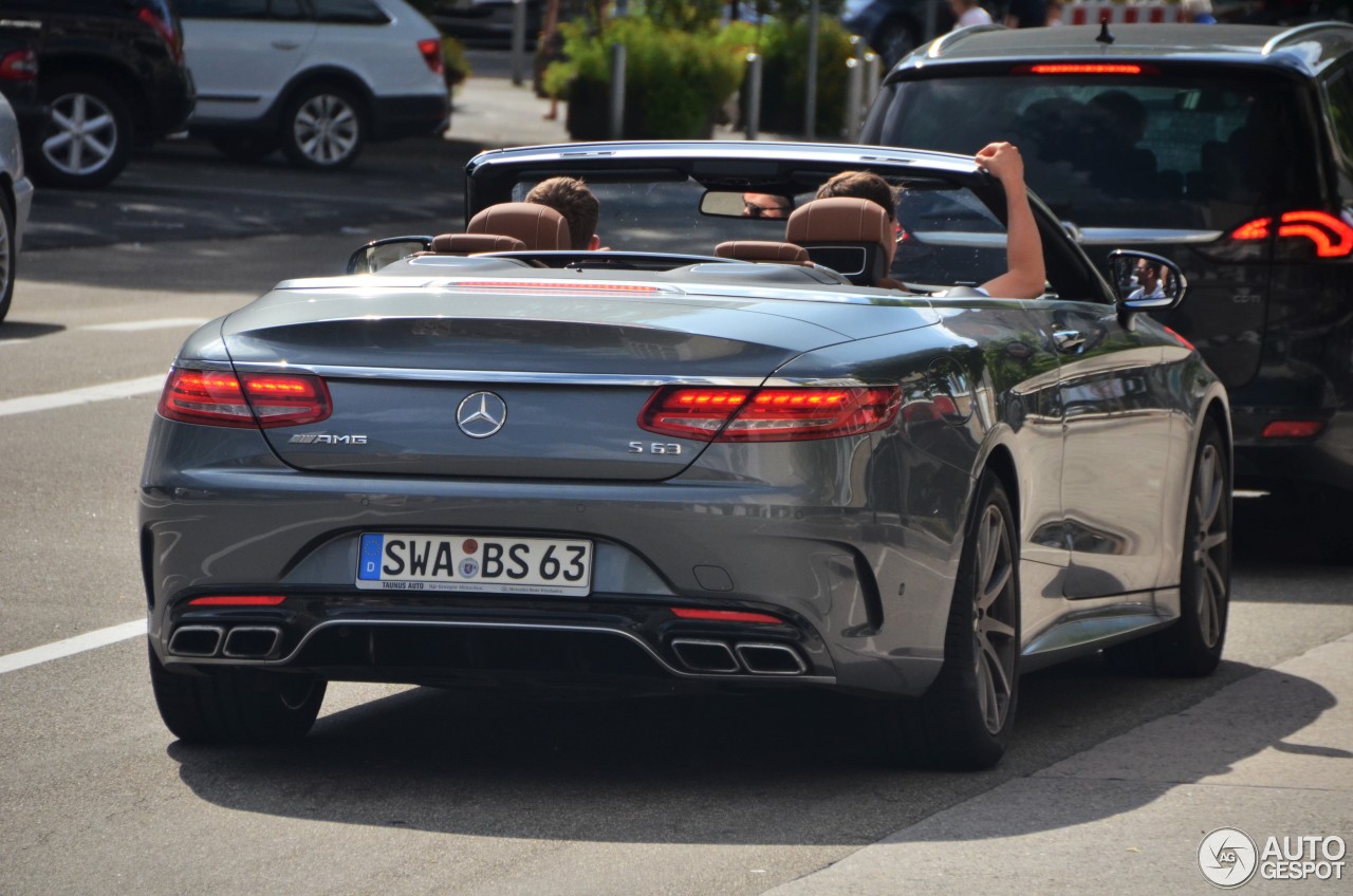 Mercedes-AMG S 63 Convertible A217