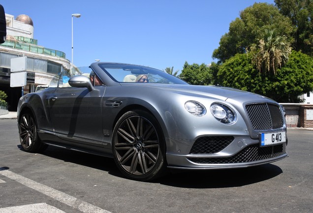 Bentley Continental GTC Speed 2016