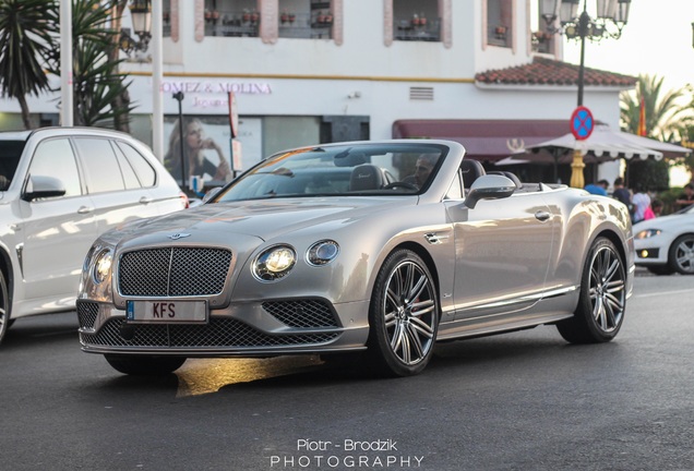 Bentley Continental GTC Speed 2016