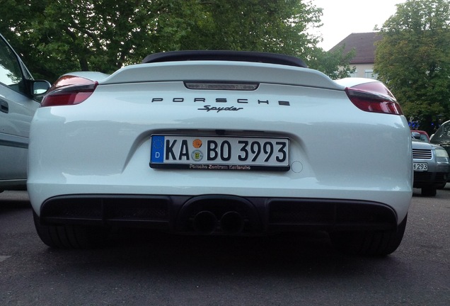 Porsche 981 Boxster Spyder