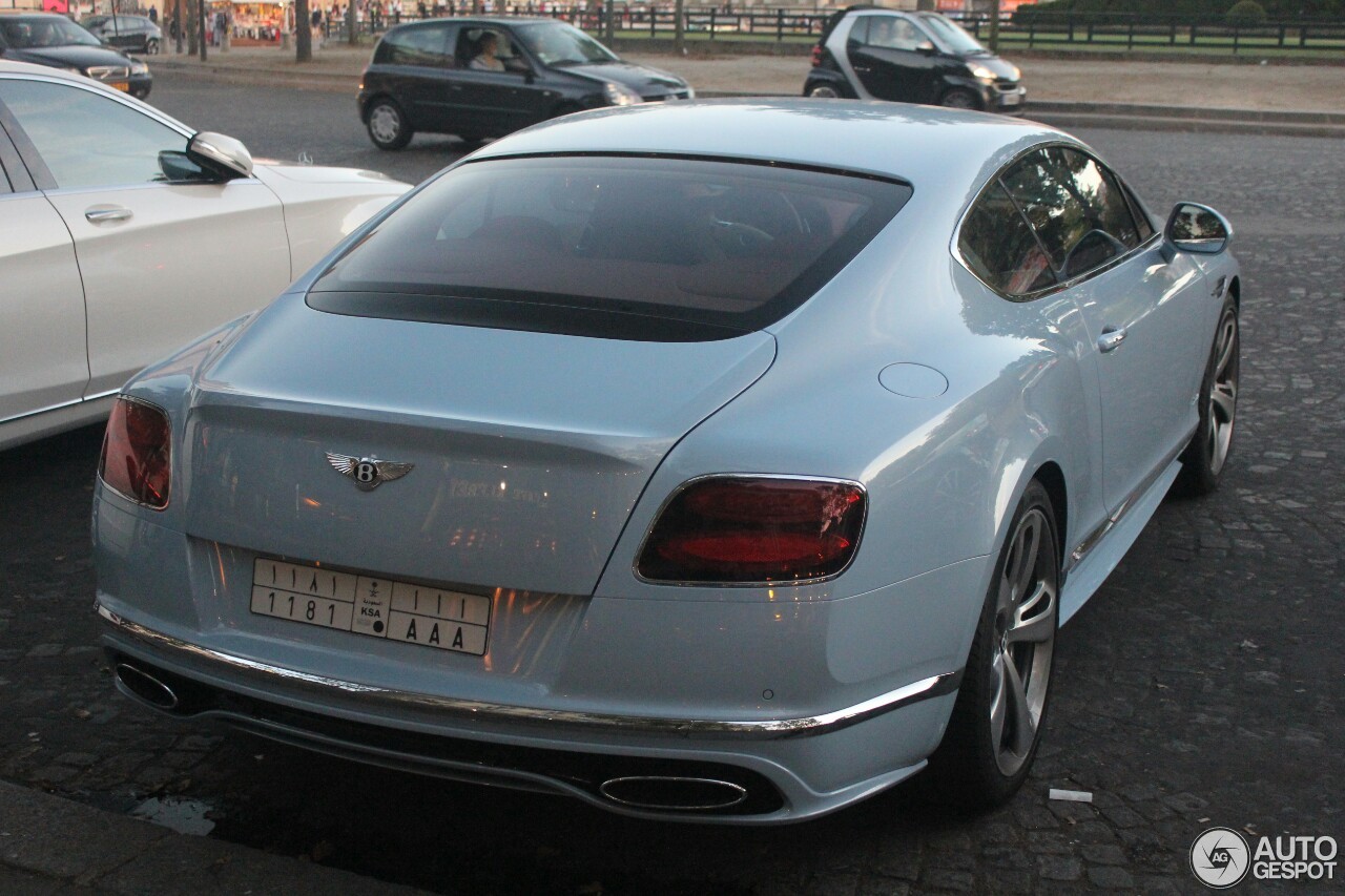 Bentley Continental GT Speed 2016