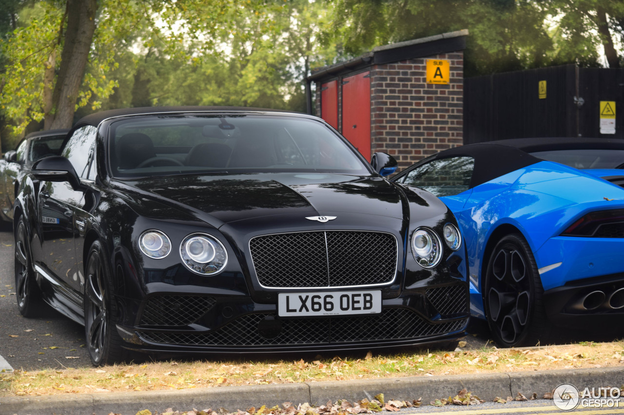 Bentley Continental GTC Speed 2016