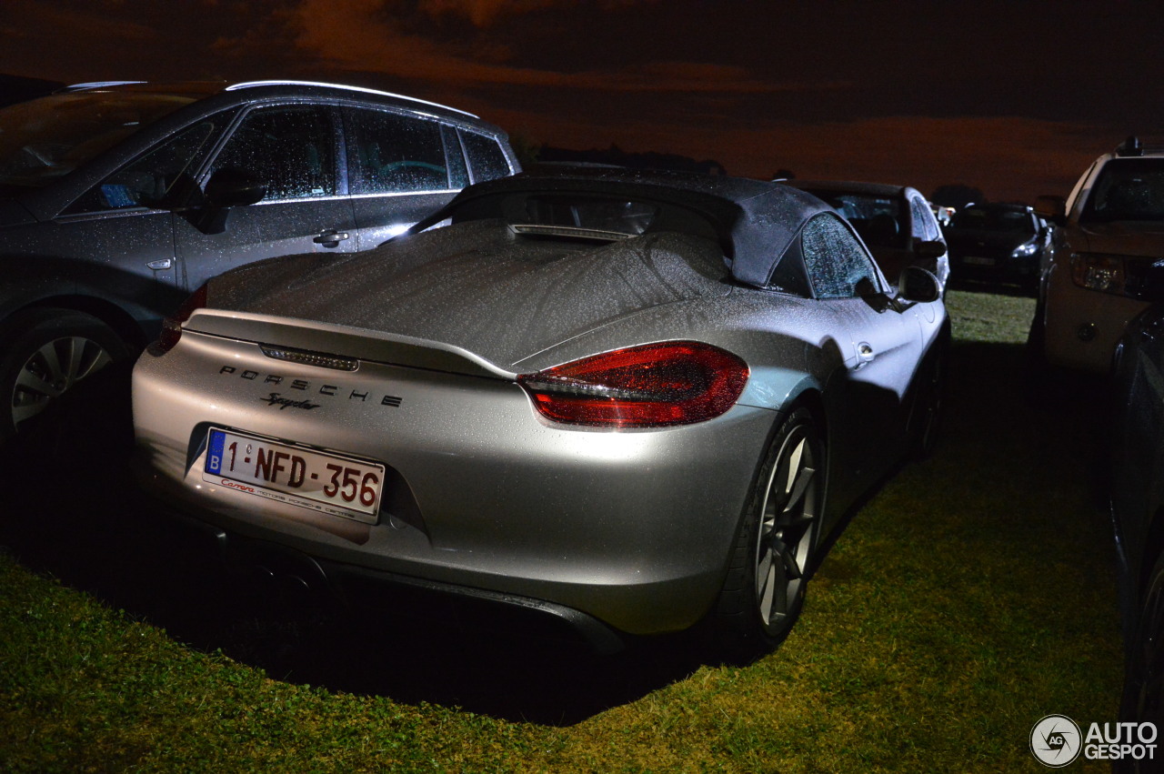 Porsche 981 Boxster Spyder