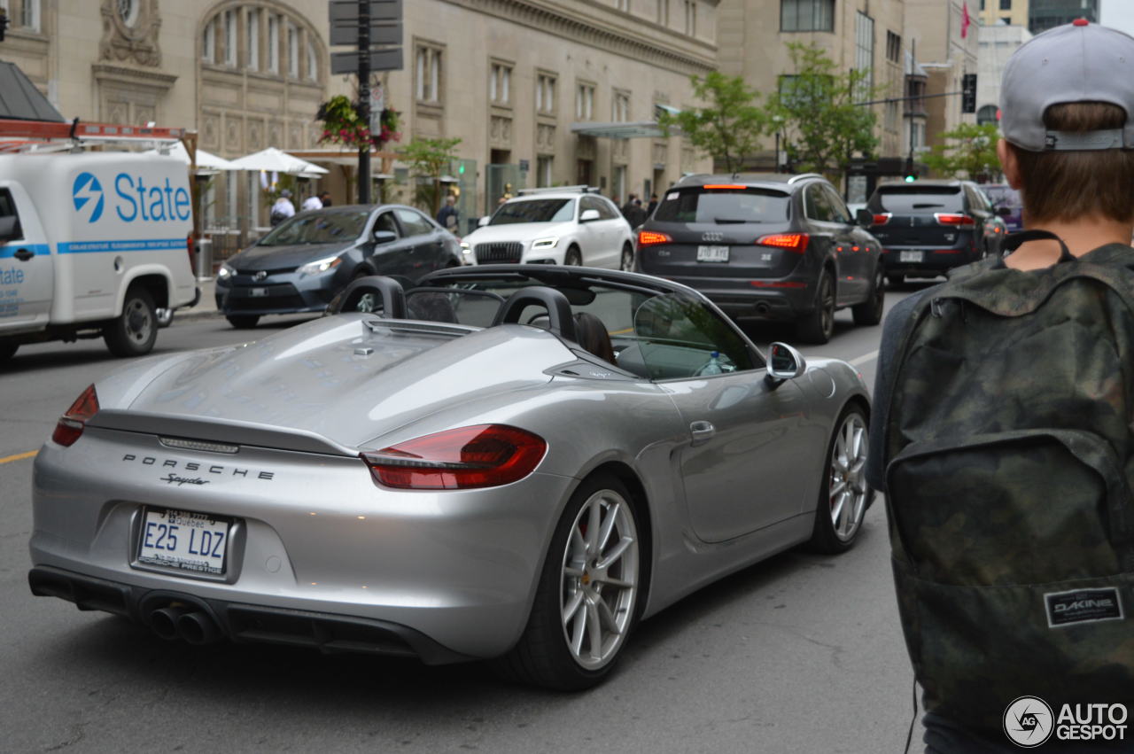 Porsche 981 Boxster Spyder