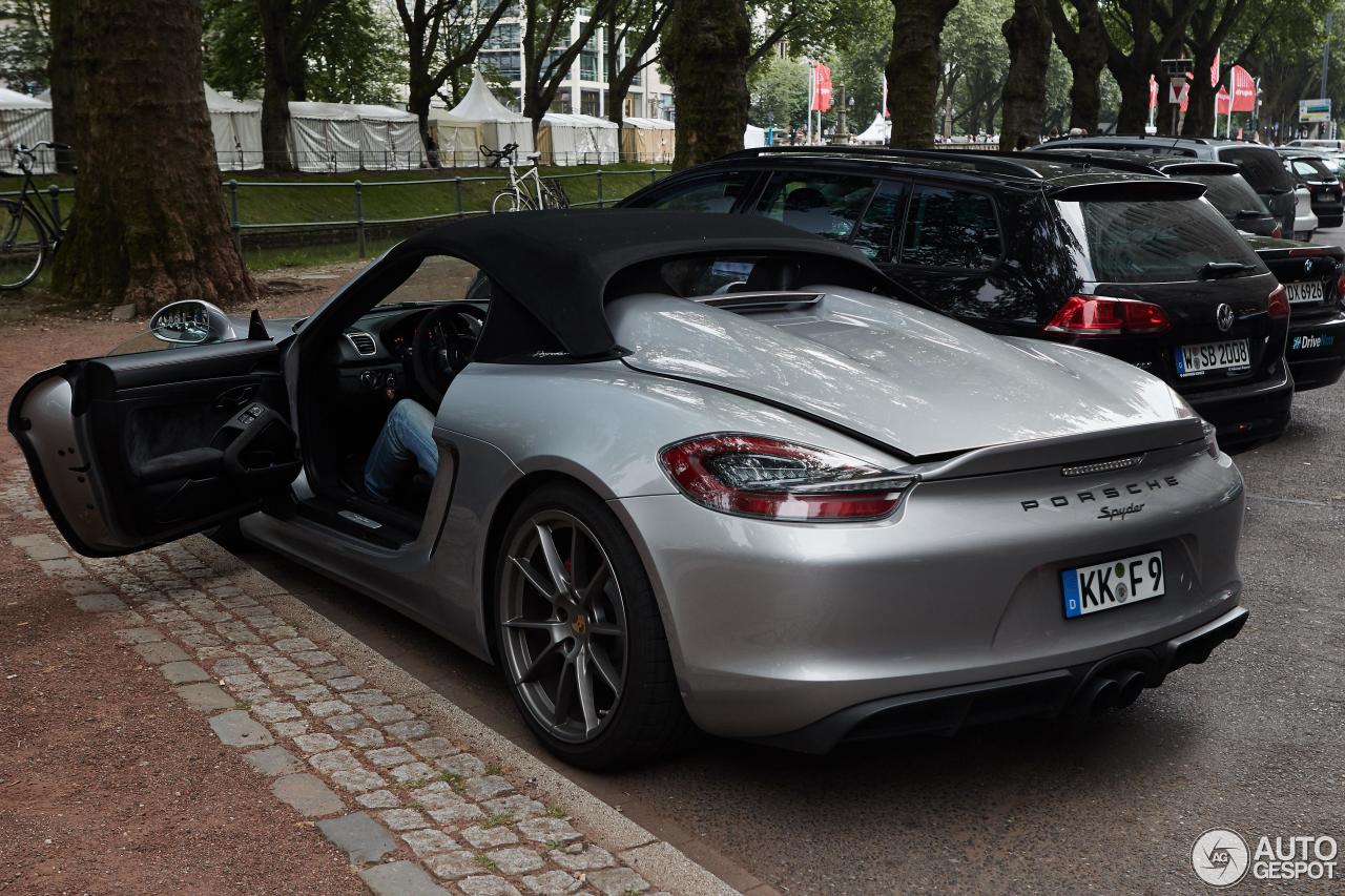 Porsche 981 Boxster Spyder