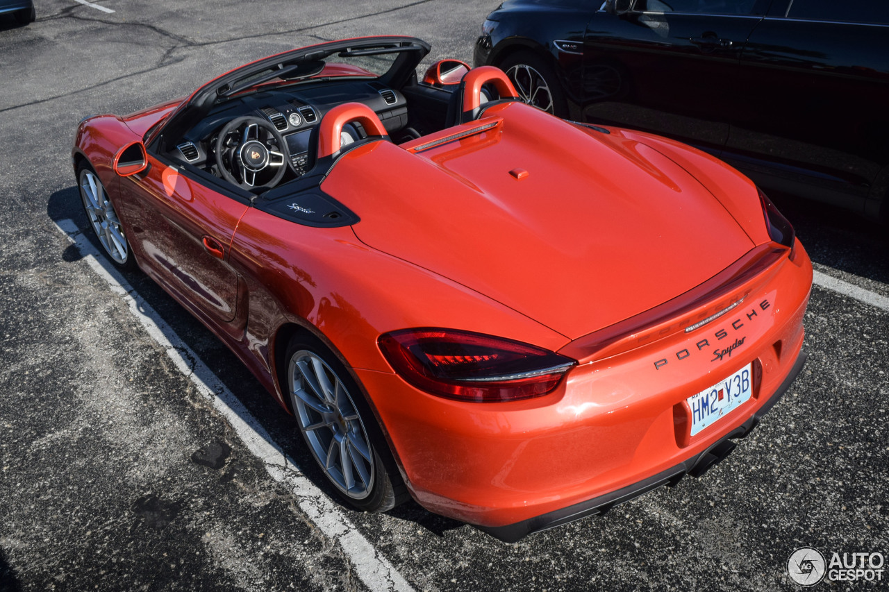 Porsche 981 Boxster Spyder