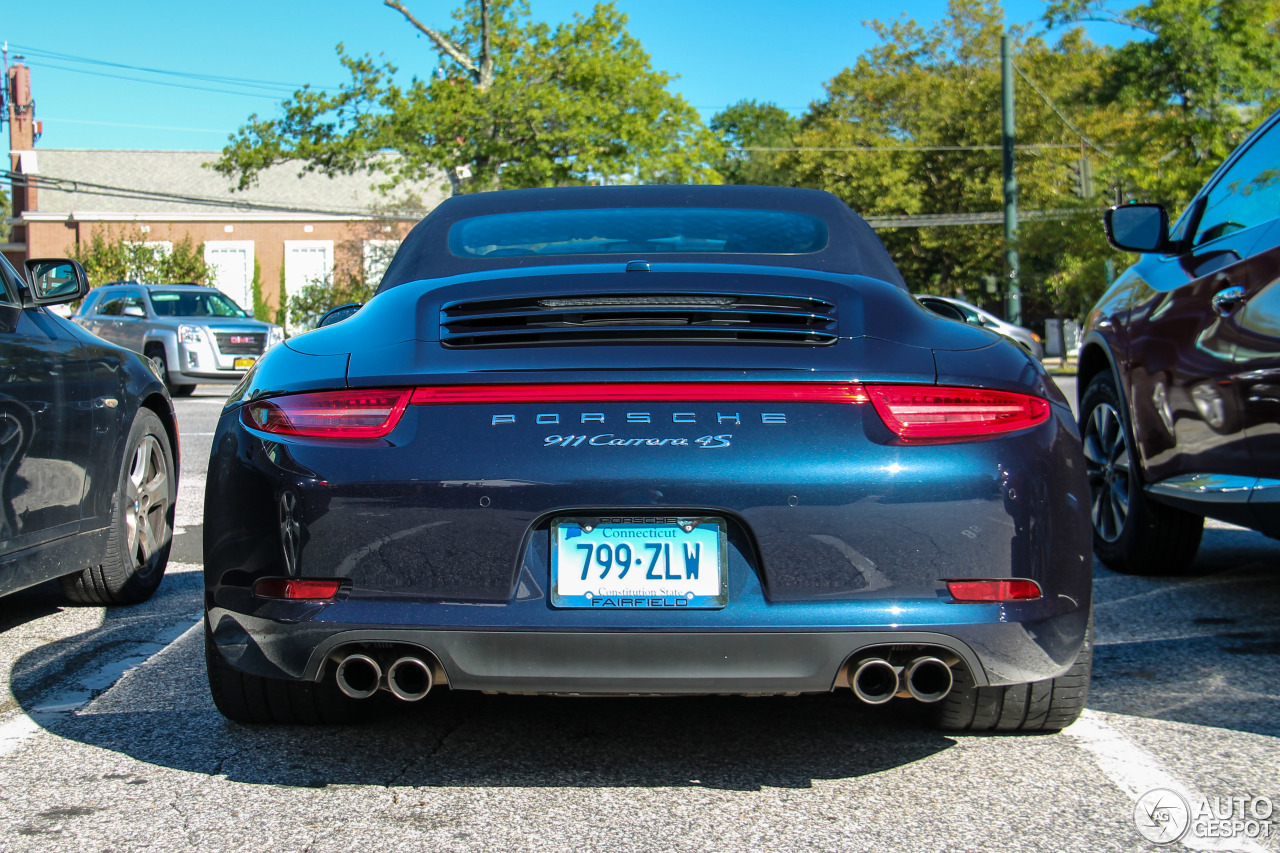 Porsche 991 Carrera 4S Cabriolet MkI