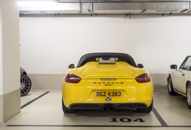 Porsche 981 Boxster Spyder