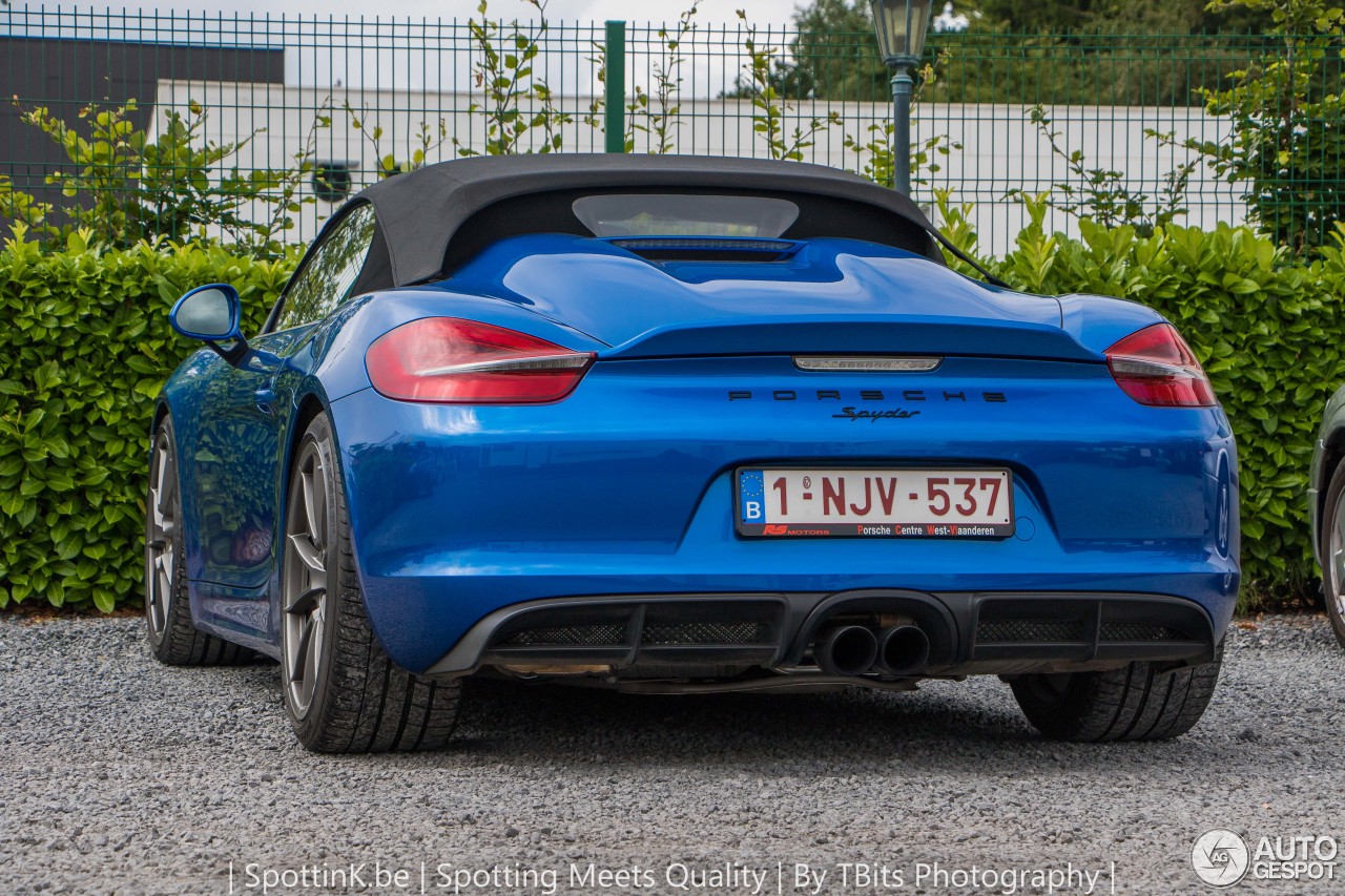 Porsche 981 Boxster Spyder