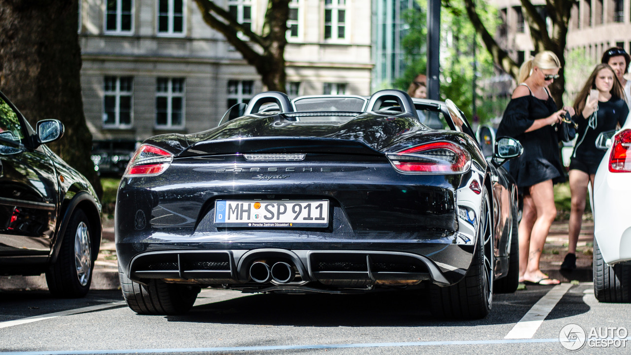 Porsche 981 Boxster Spyder