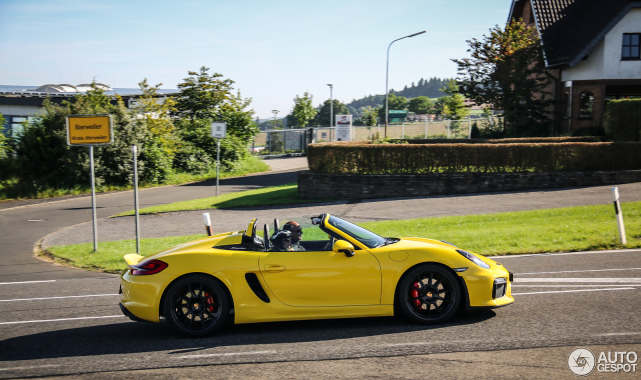 Porsche 981 Boxster Spyder