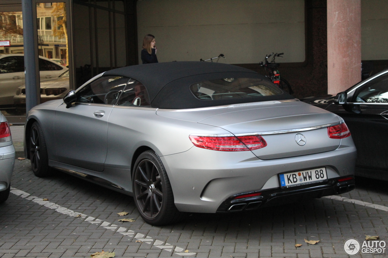 Mercedes-AMG S 63 Convertible A217