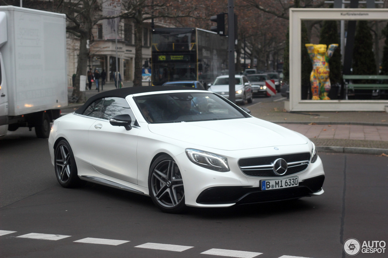 Mercedes-AMG S 63 Convertible A217