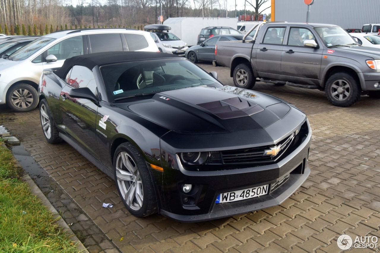 Chevrolet Camaro ZL1 Convertible 2014