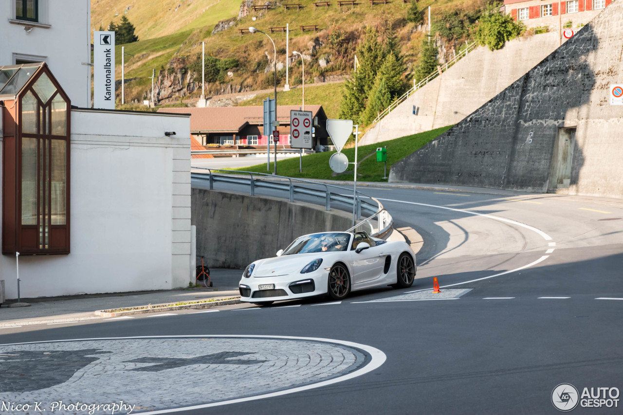 Porsche 981 Boxster Spyder