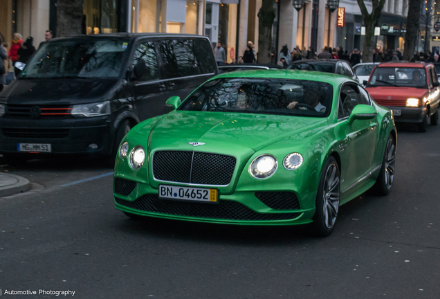 Bentley Continental GT Speed 2016