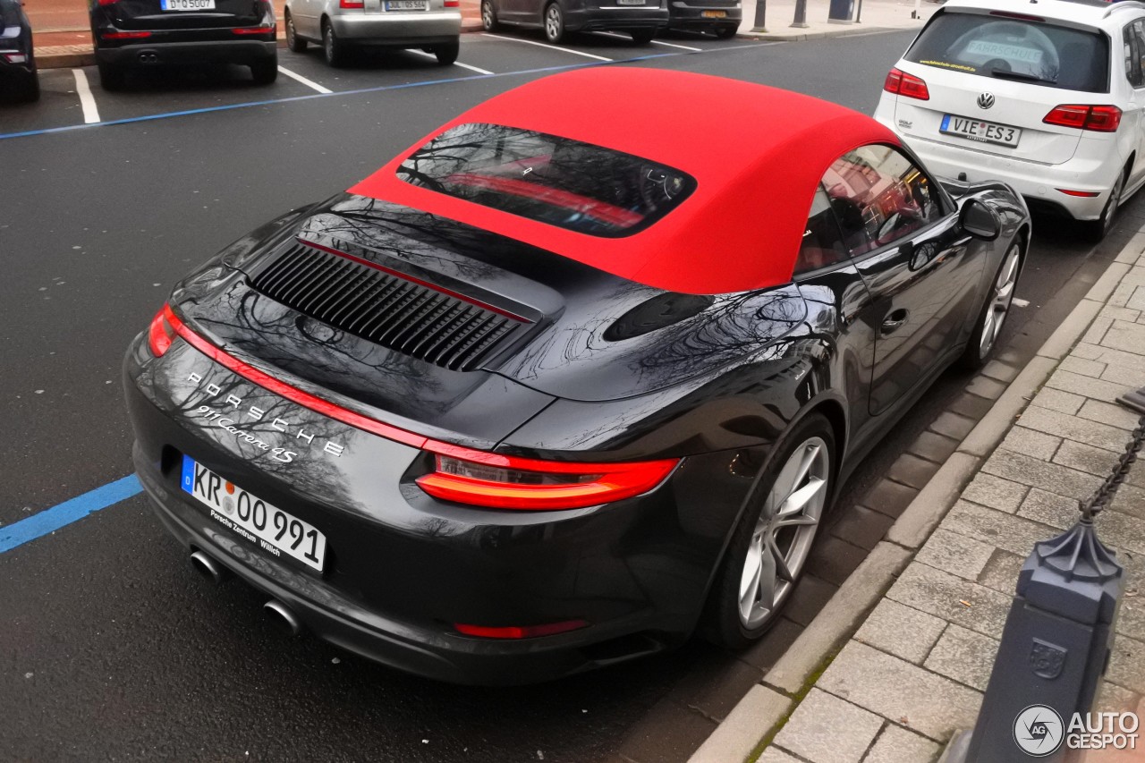 Porsche 991 Carrera 4S Cabriolet MkII