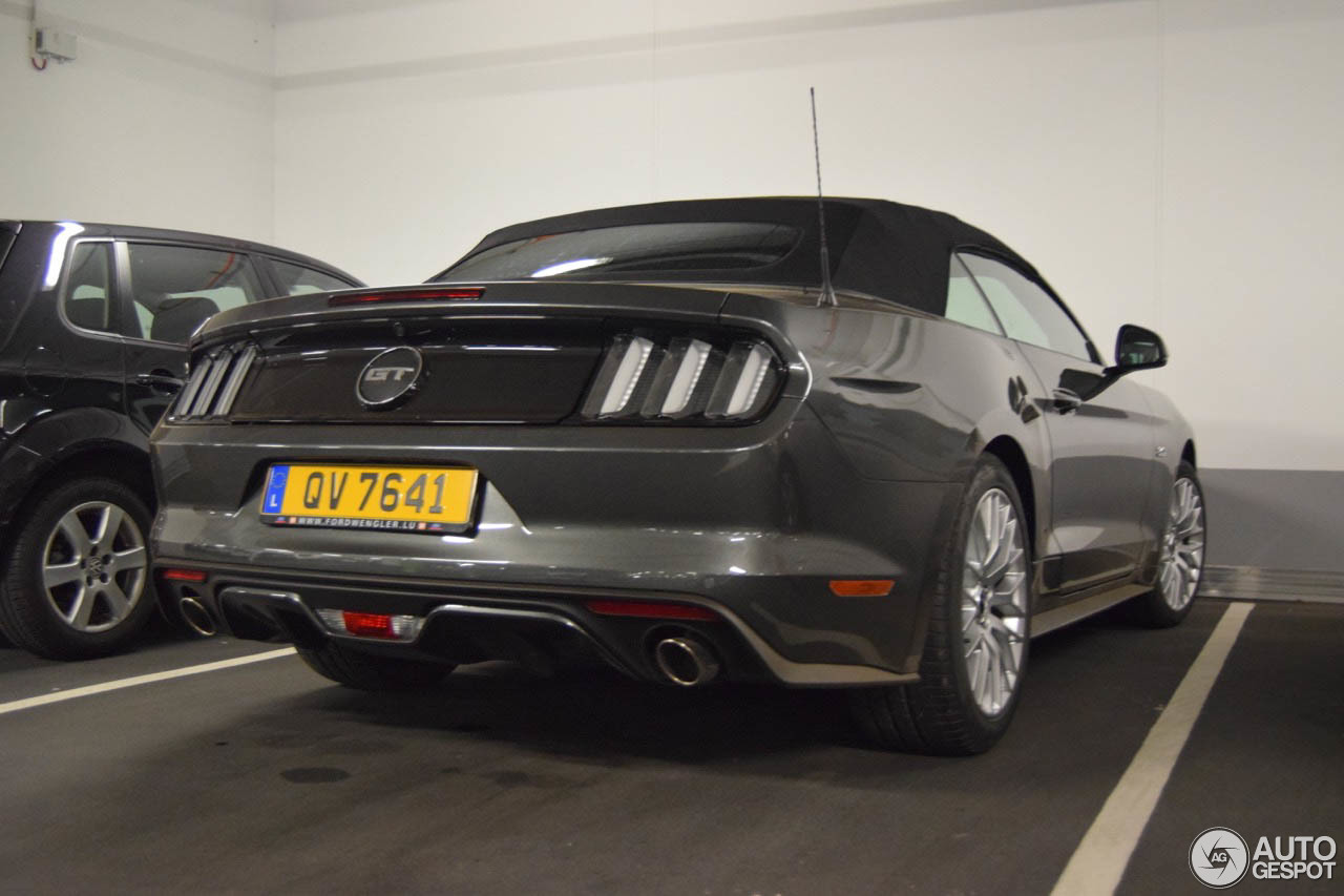 Ford Mustang GT Convertible 2015