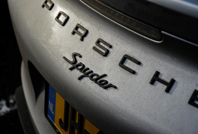 Porsche 981 Boxster Spyder