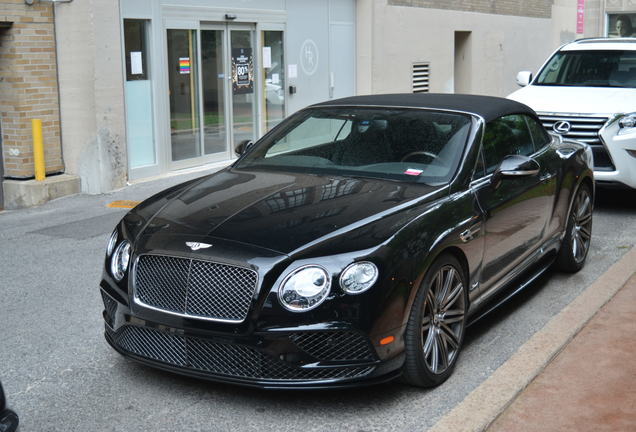 Bentley Continental GTC Speed 2016