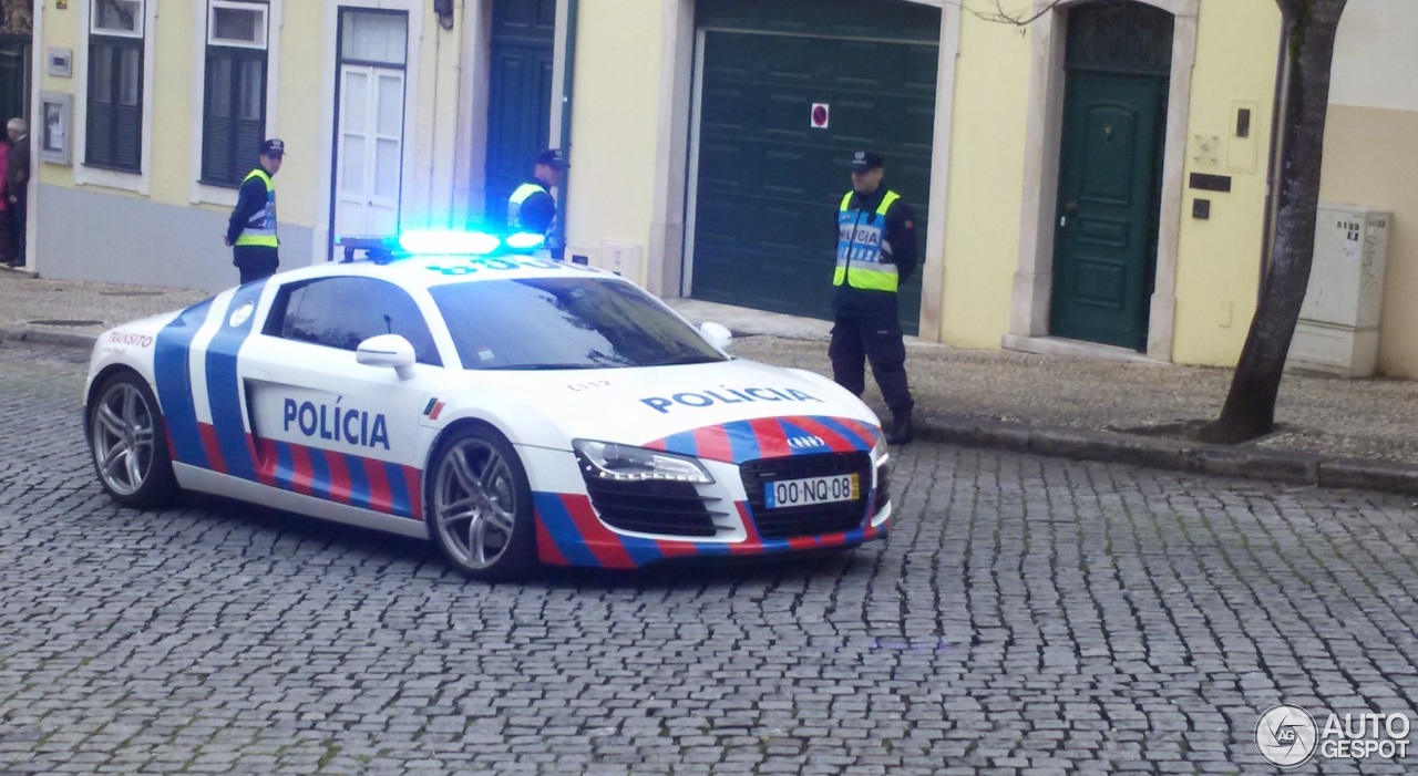 Audi R8 Polícia