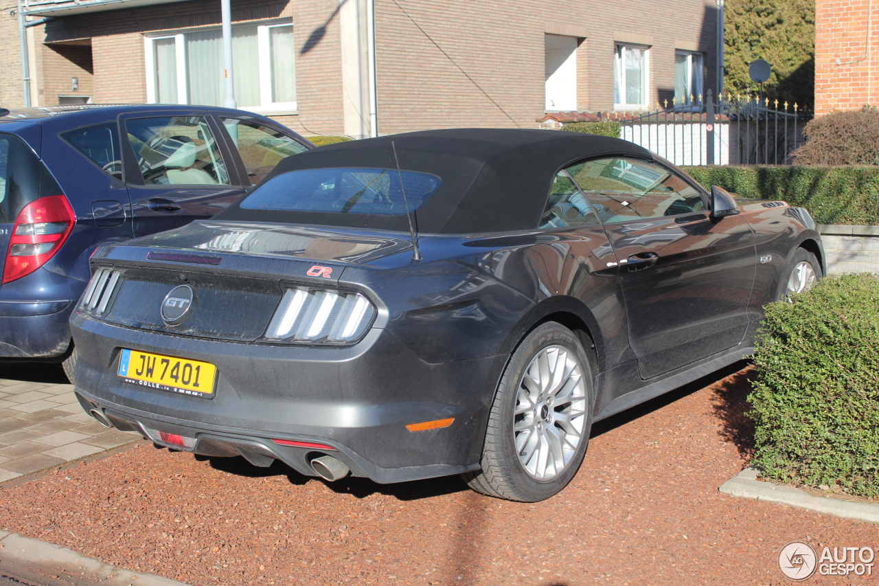 Ford Mustang GT Convertible 2015