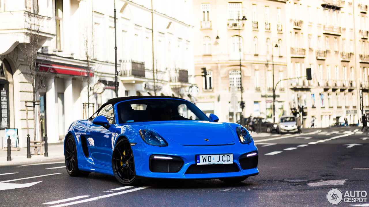 Porsche 981 Boxster Spyder