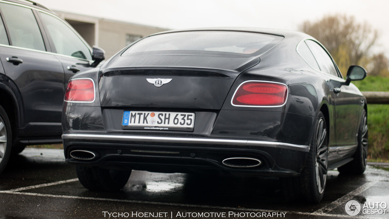 Bentley Continental GT Speed 2016