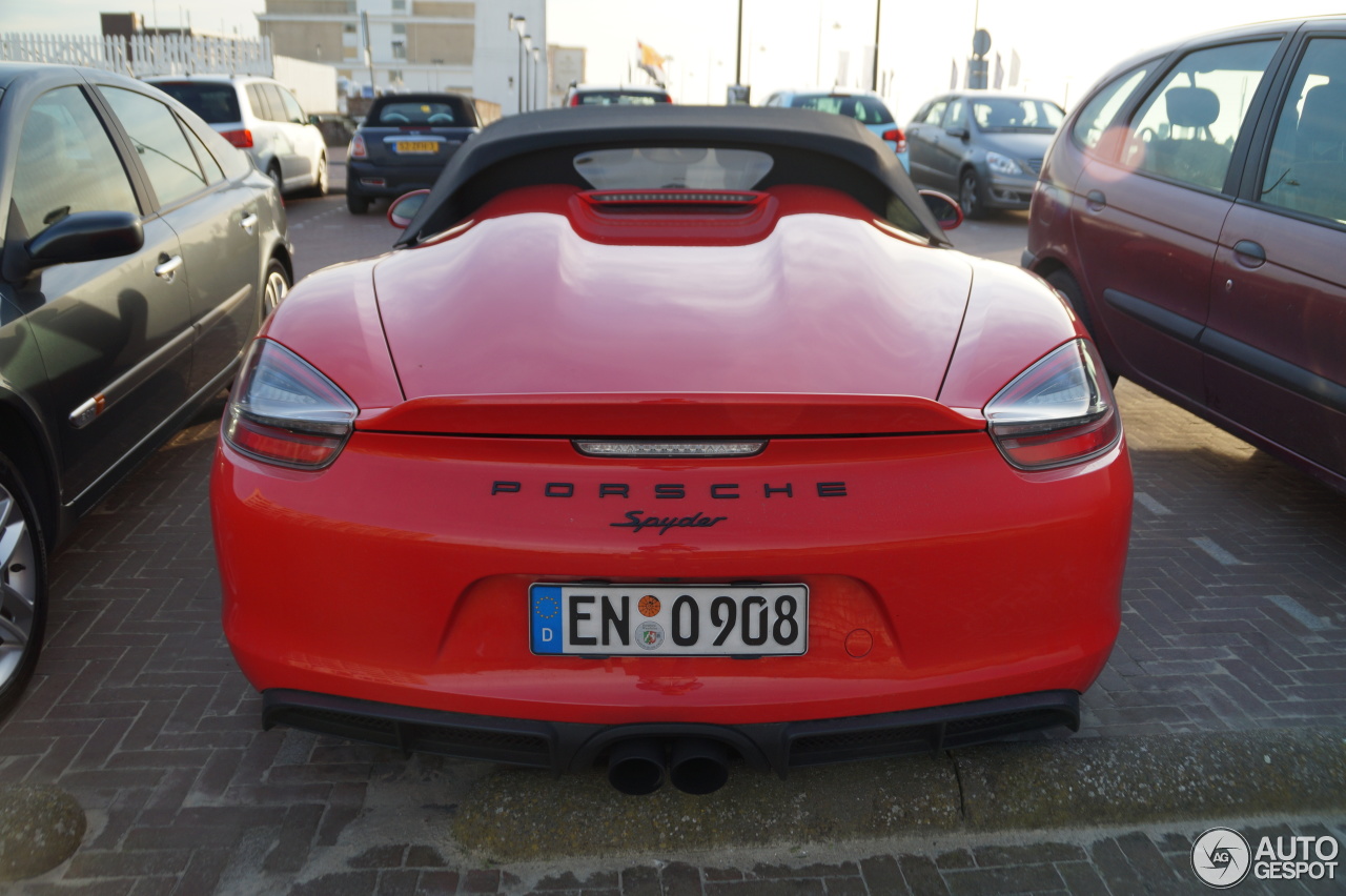 Porsche 981 Boxster Spyder