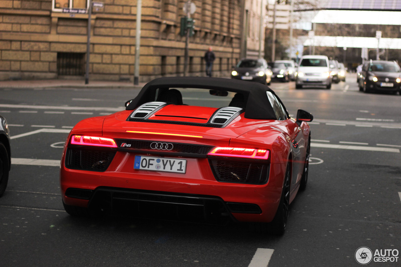 Audi R8 V10 Spyder 2016