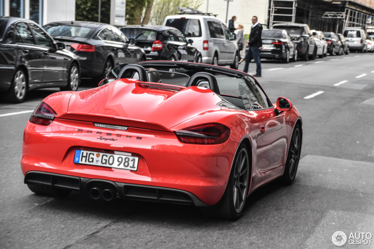 Porsche 981 Boxster Spyder