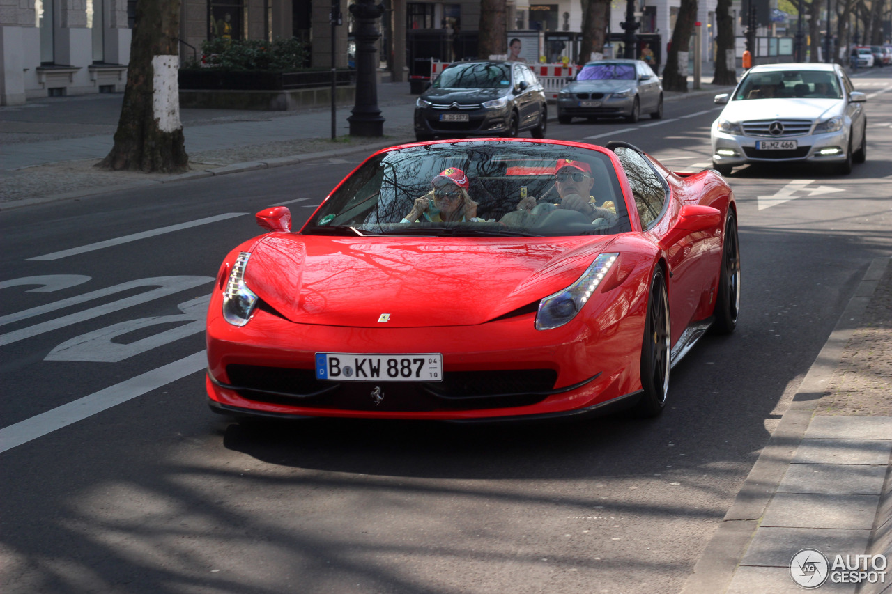 Ferrari 458 Spider Novitec Rosso