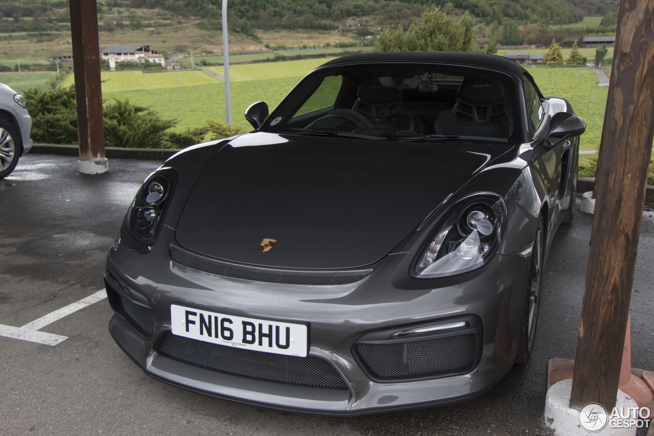 Porsche 981 Boxster Spyder