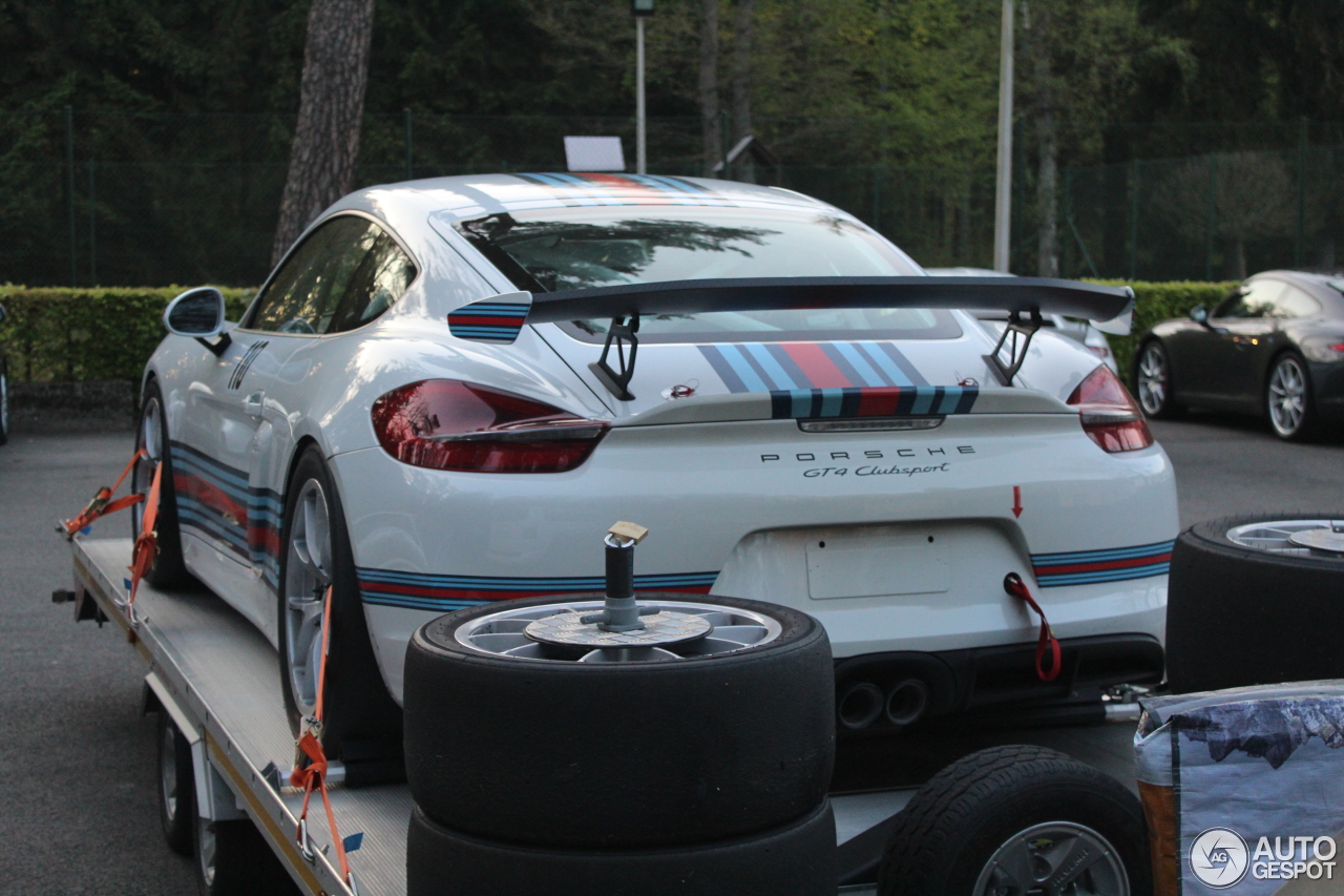 Porsche 981 Cayman GT4 Clubsport